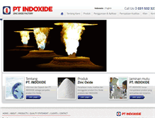 Tablet Screenshot of indoxide.com